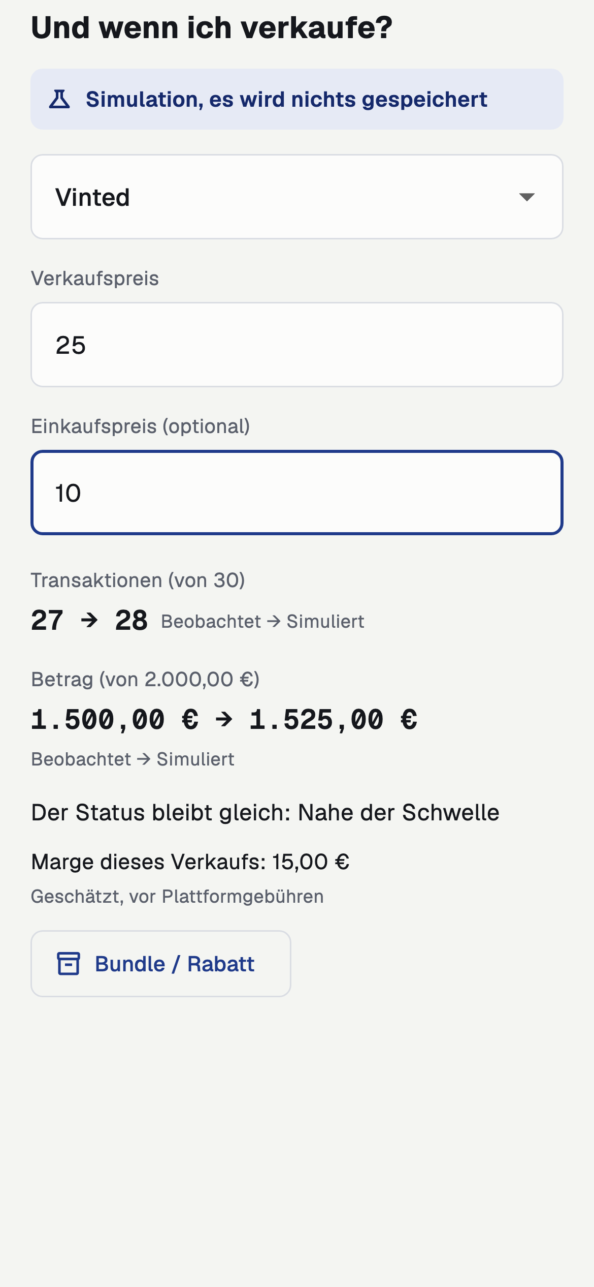 Verkaufssimulator